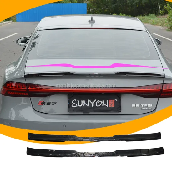 AUDI A7 C8 Lip Spoiler 2019-2023 - Dry Carbon Fiber Rear Wing