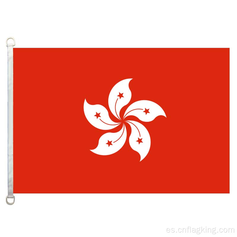 Bandera de Hong Kong 90 * 150 cm 100% poliéster