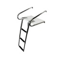 Eastommy New Stainless Steel Ladder, Telescoping Ladder, Boat Ladder Stainless Steel