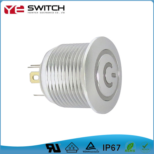 16mm Metal touch Push Button switch