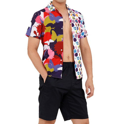 Lustige hawaiianische Hemden Druckshirts für Männer