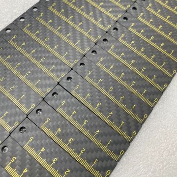 Stylish Carbon Fiber Ruler as Unique Gift