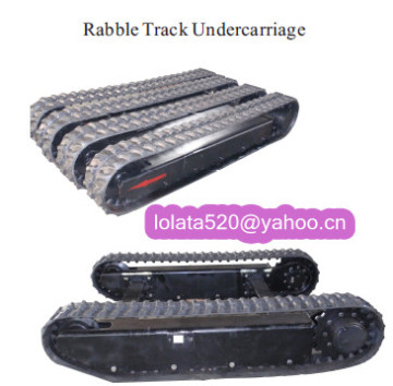 Rubber track undercarriage