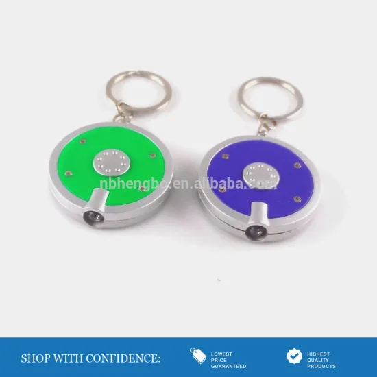 best promo gifts plastic key chain with light
