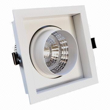LED square downlight, 18W professional constant-current driver, keeps stable performance