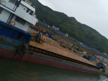 САМОХОДНАЯ ПАЛУБНАЯ БАРЖА 1250T С НАКЛАДКОЙ