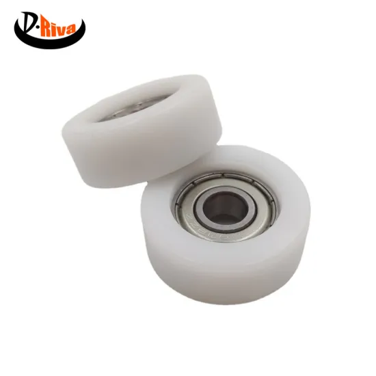 High-Quality 32x12x8mm 608ZZ PU Plastic Coated Roller Ball Bearings for Sliding Doors and Windows: Factory Stock Available