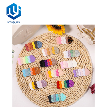 Factory Fashion New Simple Rainbow Sequin Glitter Hair Clip