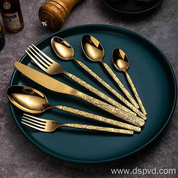 Cutlery Coating with Gold PVD