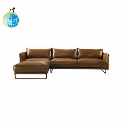 Office Leisure Furniture Comfortable Leather Office Sofa