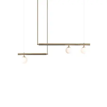 INSHINE White Bulb Metal Pendant Light