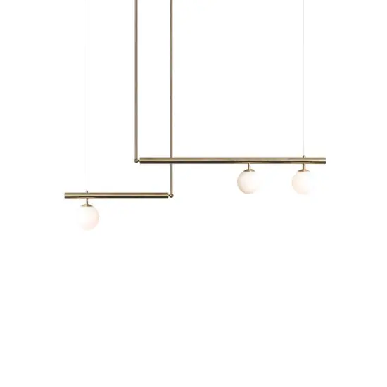 INSHINE Brass Strip Bright Pendant Light