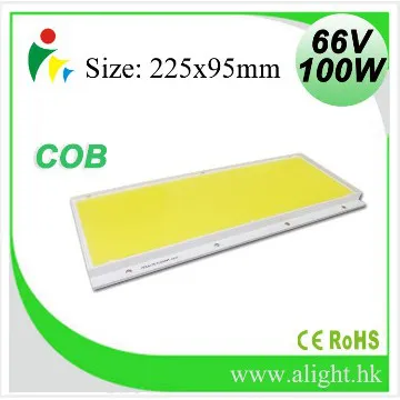 LEDs COB light Panel 66v 100w 80x225mm 3000k/5000k/6400k Rectangle