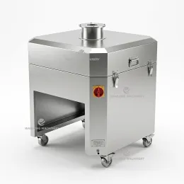 Industrial Automatic Fruit & Vegetable Vertical Slicing Machine | Commercial Longitudinal Cutting & Halving Equipment