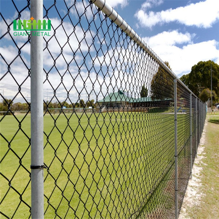 Galvanized pvc coated vinyl coated chain link fence