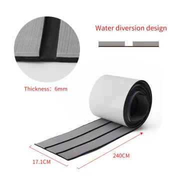 6mm Thickness Without Grooves PE/EVA Foam Faux Teak