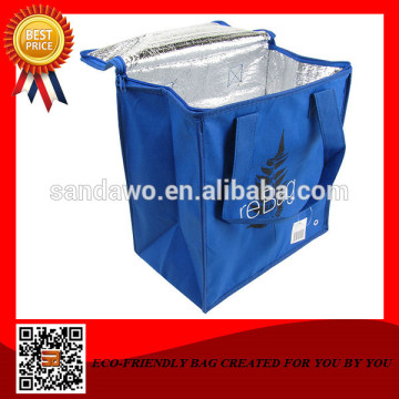 Supermarket Security certificate polyester cooler bag