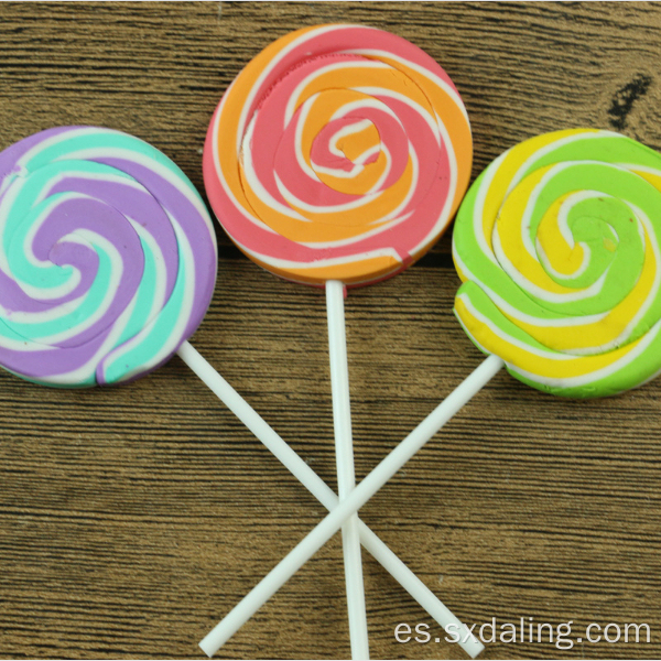 Borrador de goma de dibujos animados lindo Kawaii Lollipop