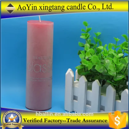 Perfume pillar candle in wholiesale