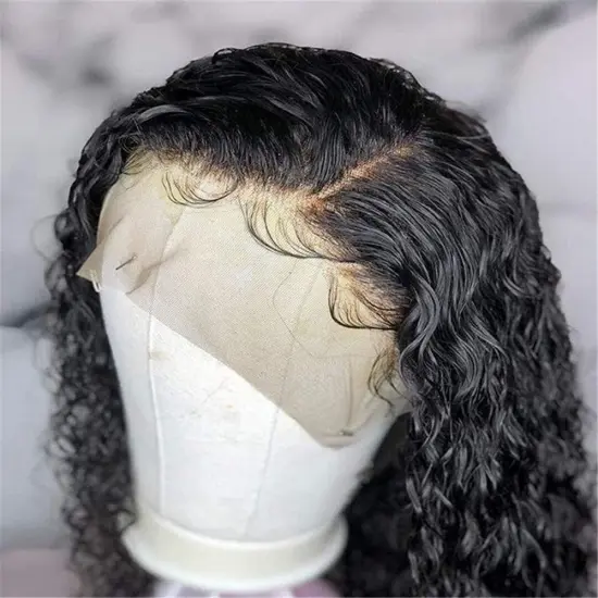 Brazilian Hair Kinky Curly  HD Lace  Wig 100%  Human Hair 150% density 13x4 Thin Transparent HD Lace Frontal Closure Wigs