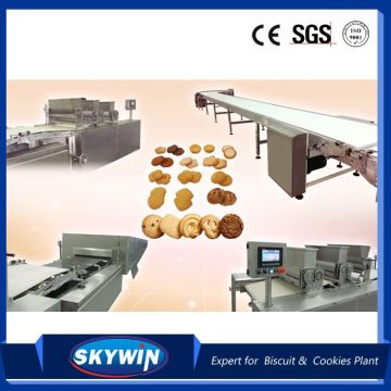 Danish Chocolate Chips Butter Cookie Biscuit Making Machine