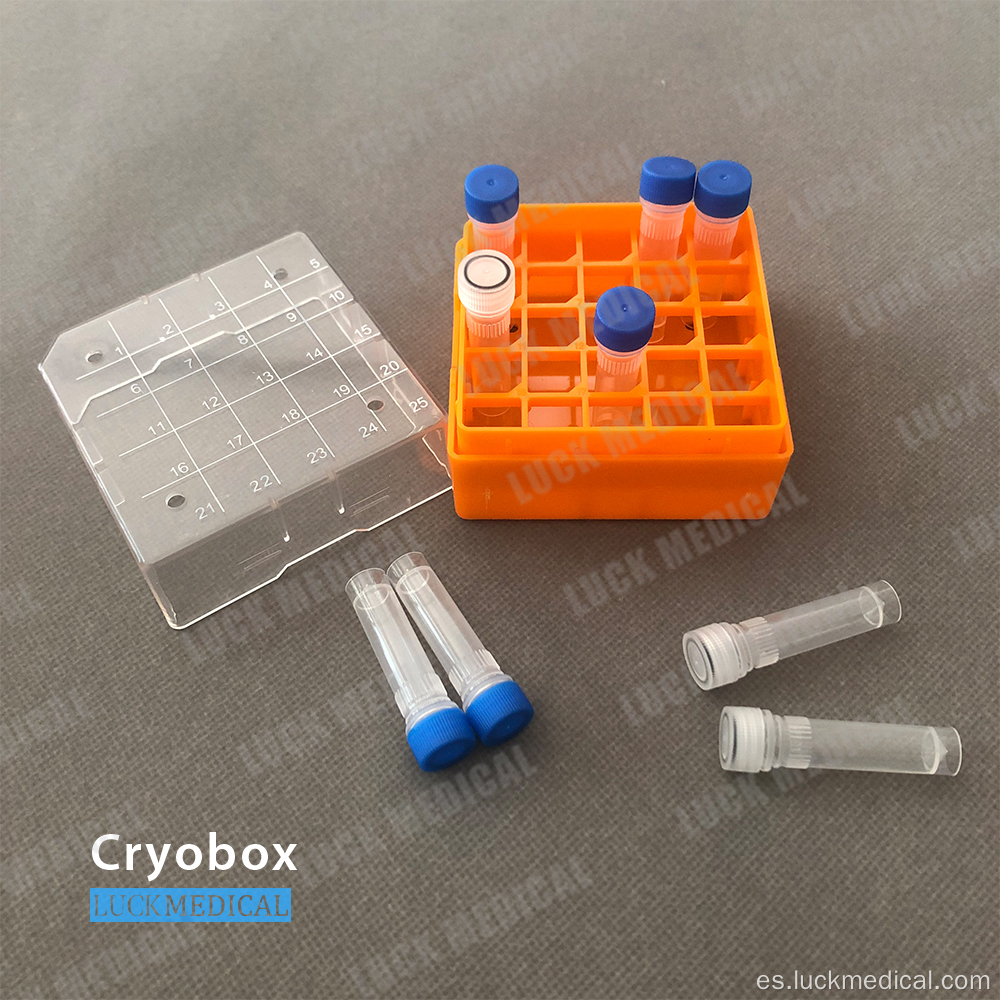 Box Cryotube para un tubo de 1.8 ml/2 ml