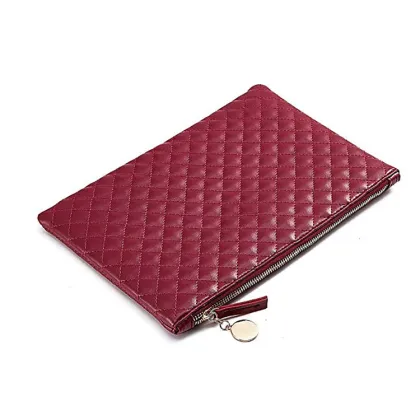 Lady Plain Clear Envelope Clutch Bag