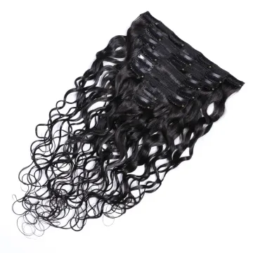 Cheveux Humain Human Hair 4C Human Hair Clip Ins Bleaching Hair Extensions