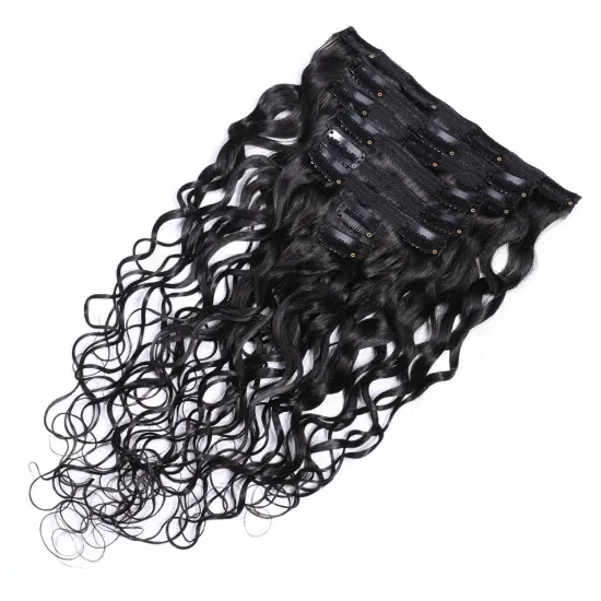 Cheveux Humain Human Hair 4C Human Hair Clip Ins Bleaching Hair Extensions
