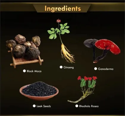 Natural Herbs Instant Maca Ganoderma Extract Coffee Powder