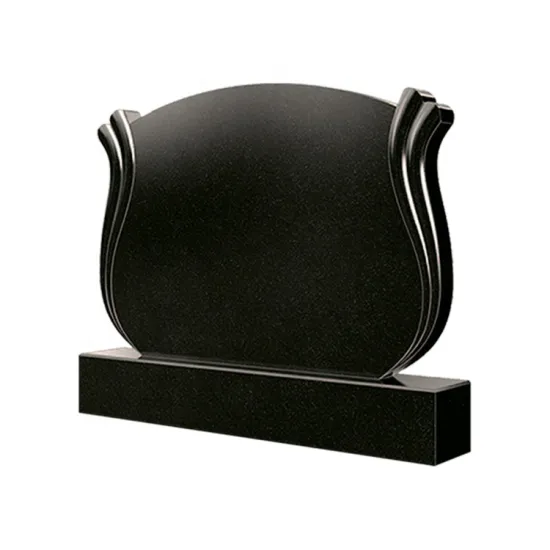 Custom Size Black Marble Headstone Germany