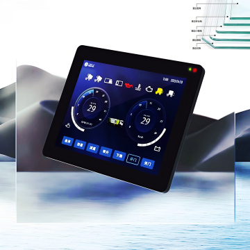 Visor de monitoramento industrial pesado vidro temperado