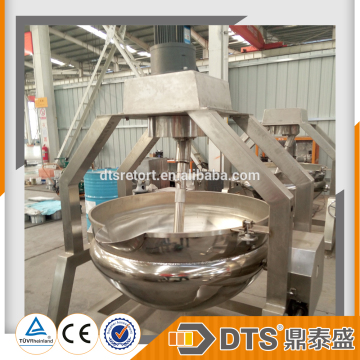500L Titable electric heated jacket pot with mixer
