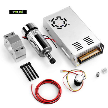 ER11 Collet 300W Air Cooled Brush DC Spindle Motor Kit for CNC Machining: A Comprehensive Guide from YouQi Factory Manufacturer