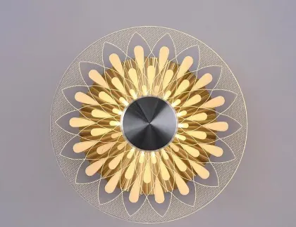 Lumind Lighting: Fashionable Glass Bedroom Wall Lamps for Indoor Decor