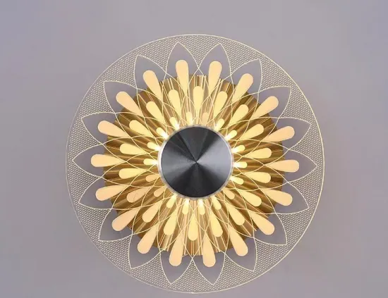 Lumind Lighting: Fashionable Glass Bedroom Wall Lamps for Indoor Decor