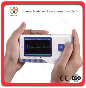 SY-H018 Guangzhou medical electrocardiographs rapid easy operation ecg health care ecg machine