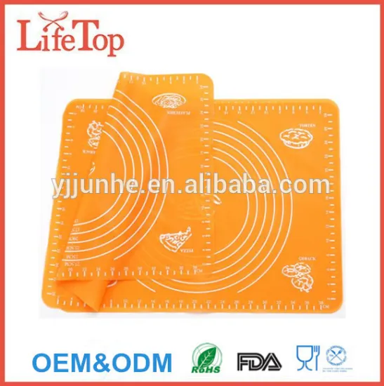 Reusable Non-Stick Silicone Rolling Mat Baking Mat