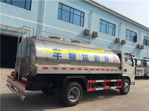 Malori ya Usafiri wa Maziwa ya 8000L Dongfeng