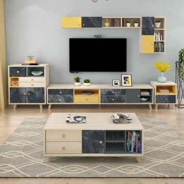 Modern Silver Glass and Wooden TV Stand Designs