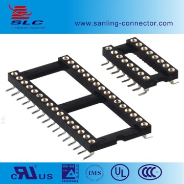 40Pin Pitch 2.54mm Machine Pin Female IC Socket(Adapters) Connector SMT Type