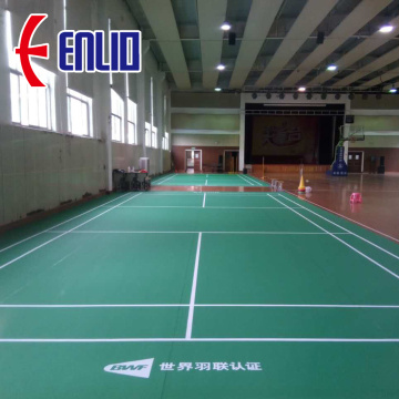 Tapetes de PVC para quadra de badminton com BWF