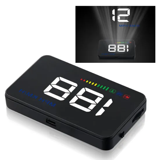 Universal Car HUD Head Up Display OBD II 2 Driving Speed Warning System 3.5" Automobile Auto Spare Parts Accessories