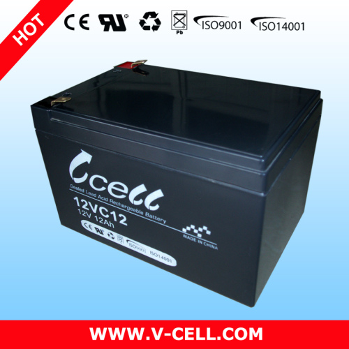 Hot! 12V 12ah Sealed Maitenance Free Lead Acid Battery Manufacturer Made in China