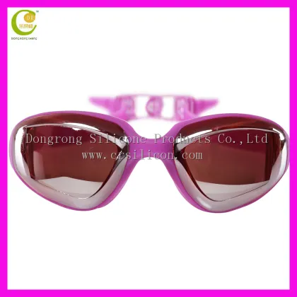 Fashion COOL silicon swimming googles /silicone swim glasses
