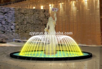 Garden Fountain Square Music Water Landscape Fountain With DMX Controller