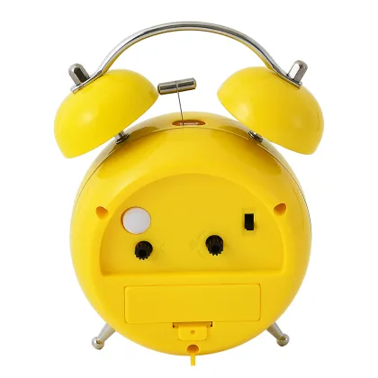 4Inch Animal Twin Bell Alarm Clock Duck Kids