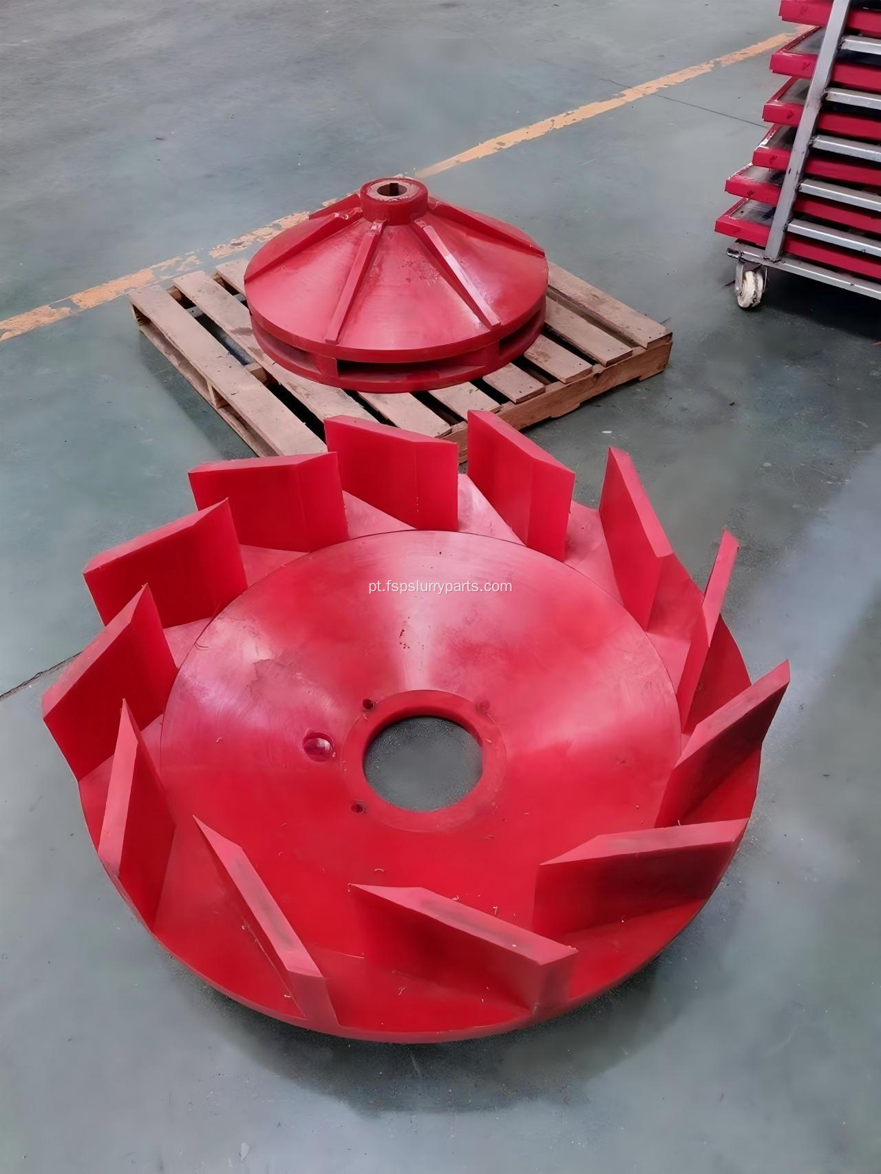 Estator de rotor de poliuretano para célula de flotação mineral