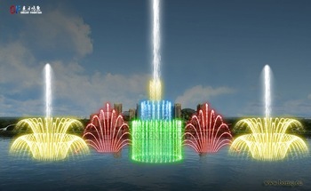Floating fountain design