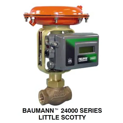Industrial Control: FISHER Baumann 24000SB Bar Stock Control Valve for Low Flow and High Pressure Applications